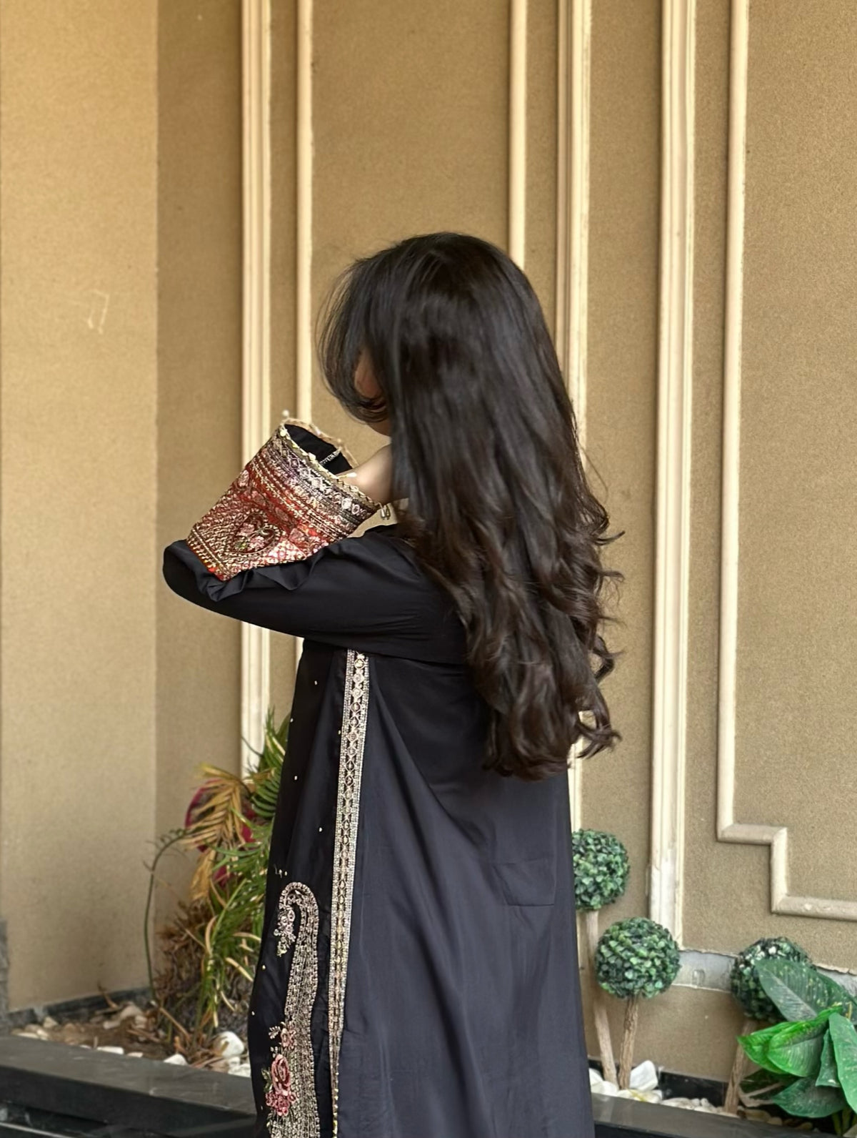 2 PIECE | BLACK BERRY KAFTAN