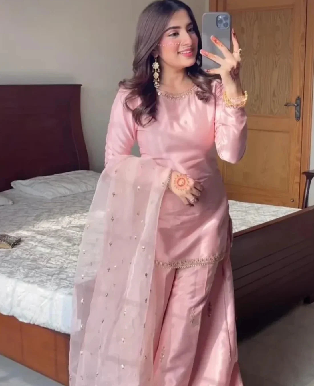 Petal | Tussar Silk Dress | 3 Piece