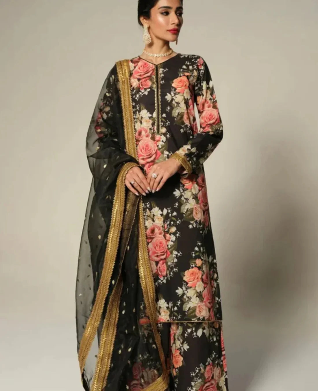 Sapphire | Poly Lawn Dress | 3 Piece