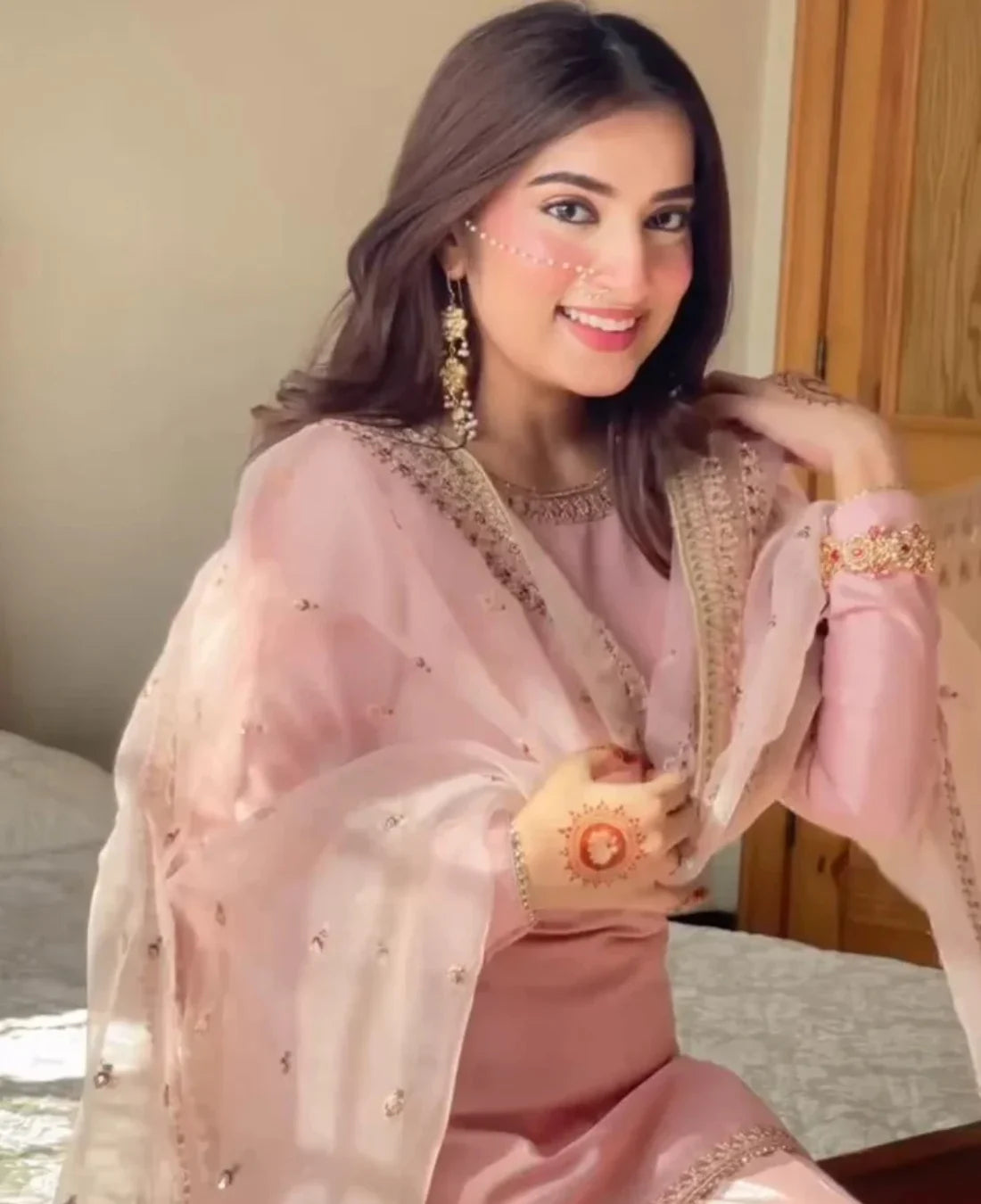Petal | Tussar Silk Dress | 3 Piece