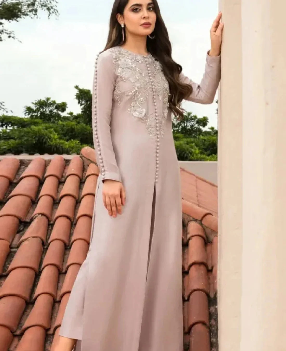 Nova | Tussar Silk Ada Work | 2 Piece