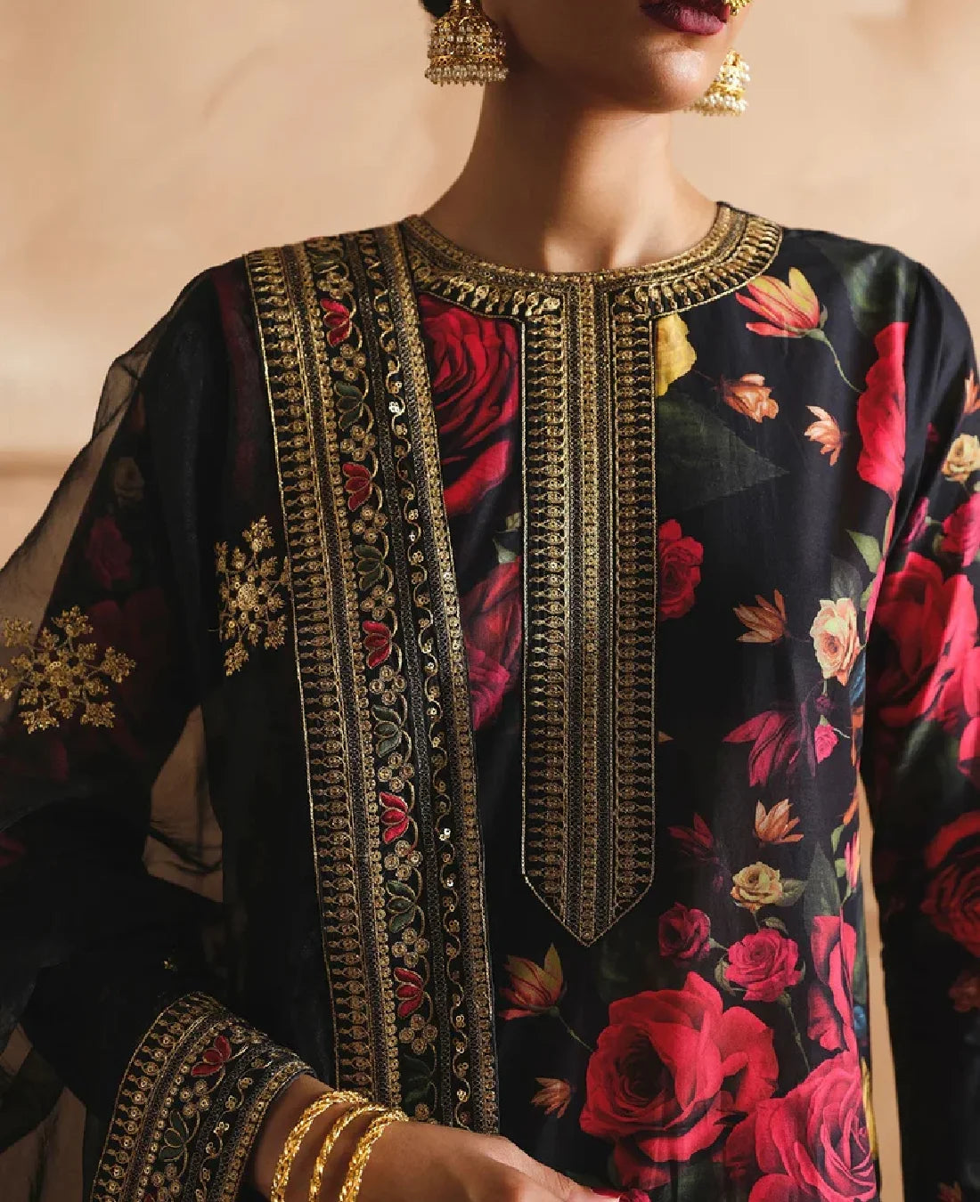 Deep Dusk | Poly Lawn Dress | 3 Piece