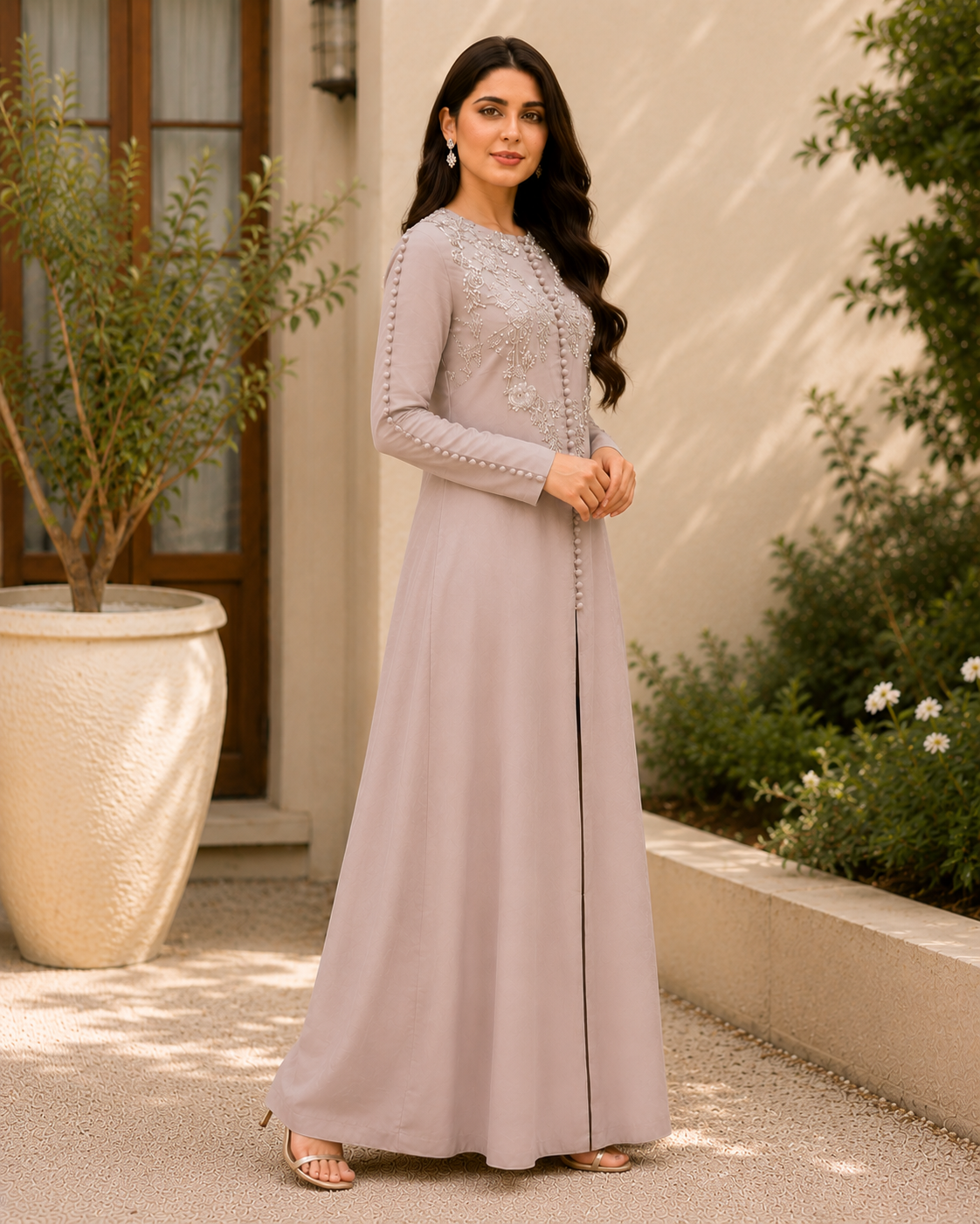 Nova | Tussar Silk Ada Work | 2 Piece