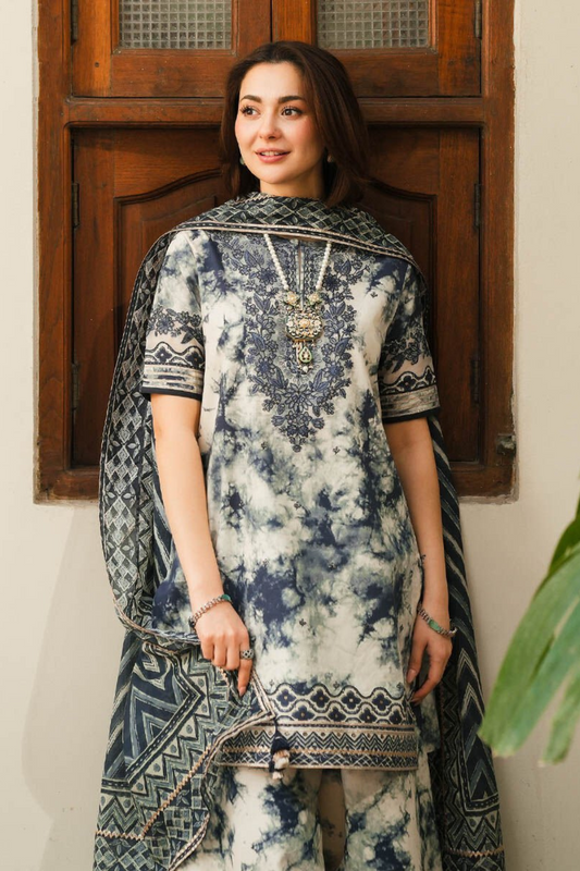 Melvin | Lawn Dress | 3 Piece
