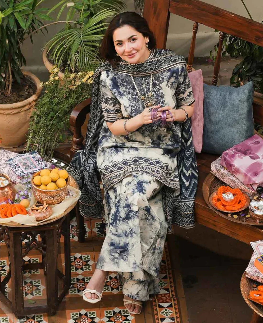 Melvin | Lawn Dress | 3 Piece