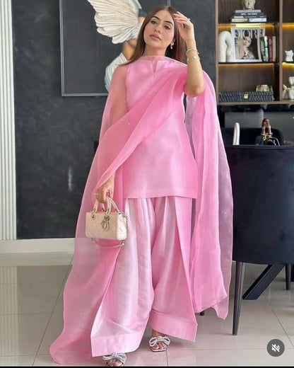 Blossoms | Tassel Silk Dress | 3 Piece