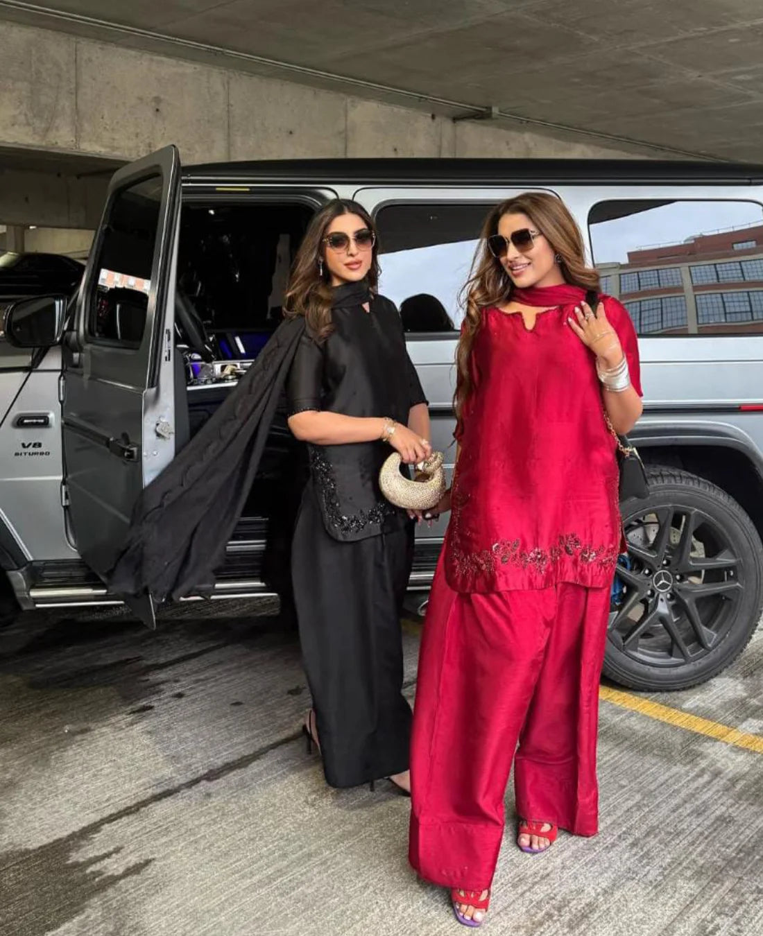 Cherry | Tassel Silk Dress | 3 Piece