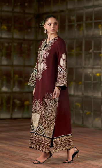 2 PIECE | Embroidered Kaftan