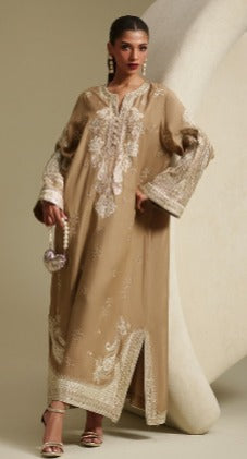 2 PIECE | SOFT CARAMEL KAFTAN