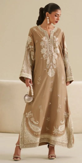 2 PIECE | SOFT CARAMEL KAFTAN