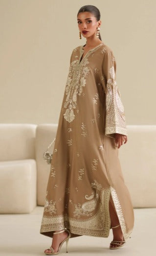 2 PIECE | SOFT CARAMEL KAFTAN