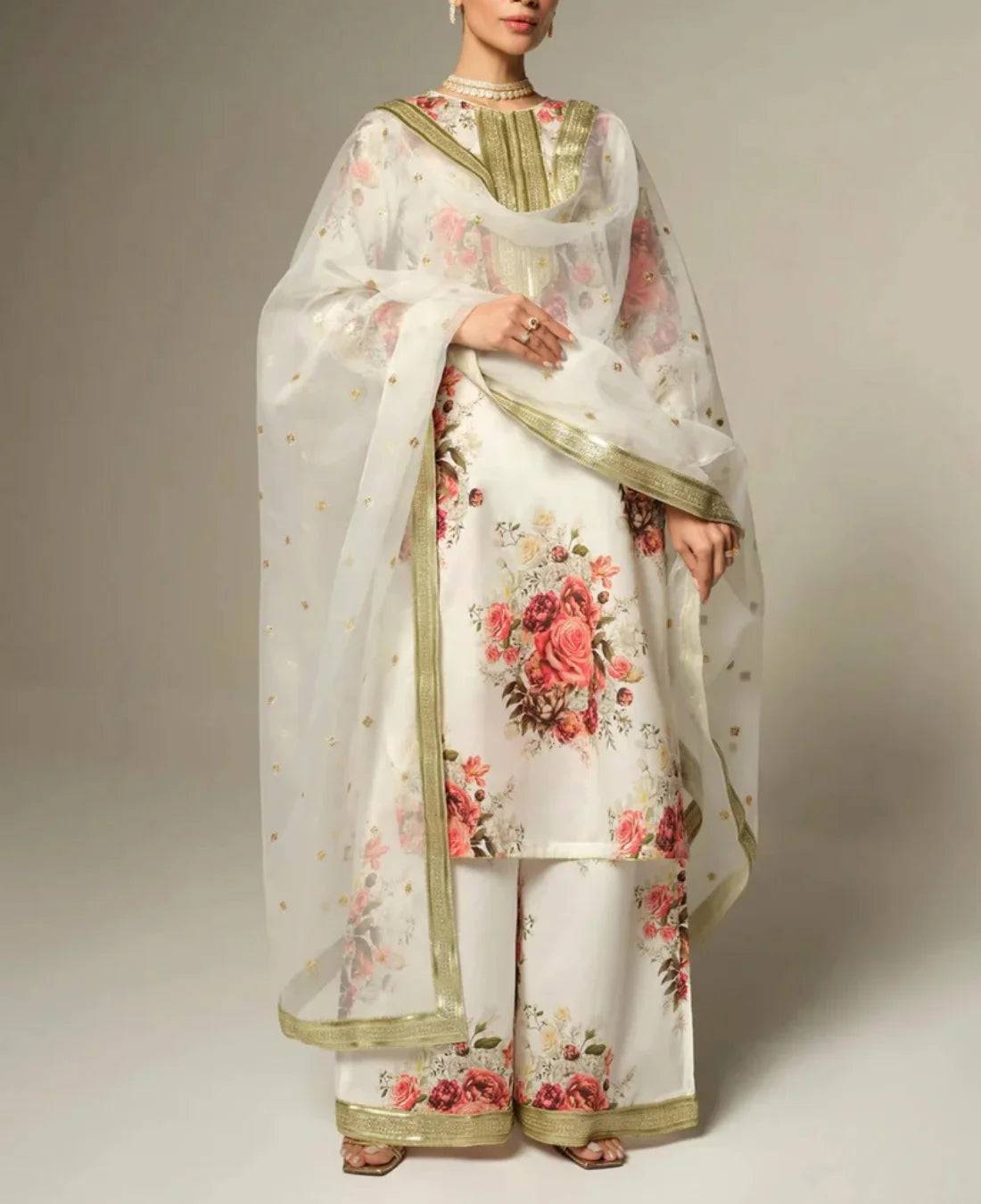 Pearl | Poly Lawn Dress | 3 Piece