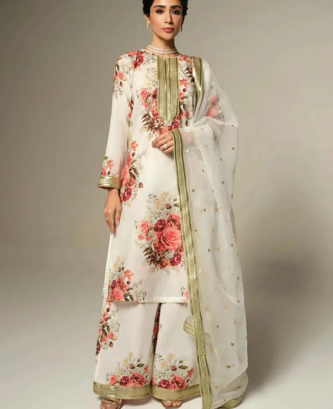 Pearl | Poly Lawn Dress | 3 Piece