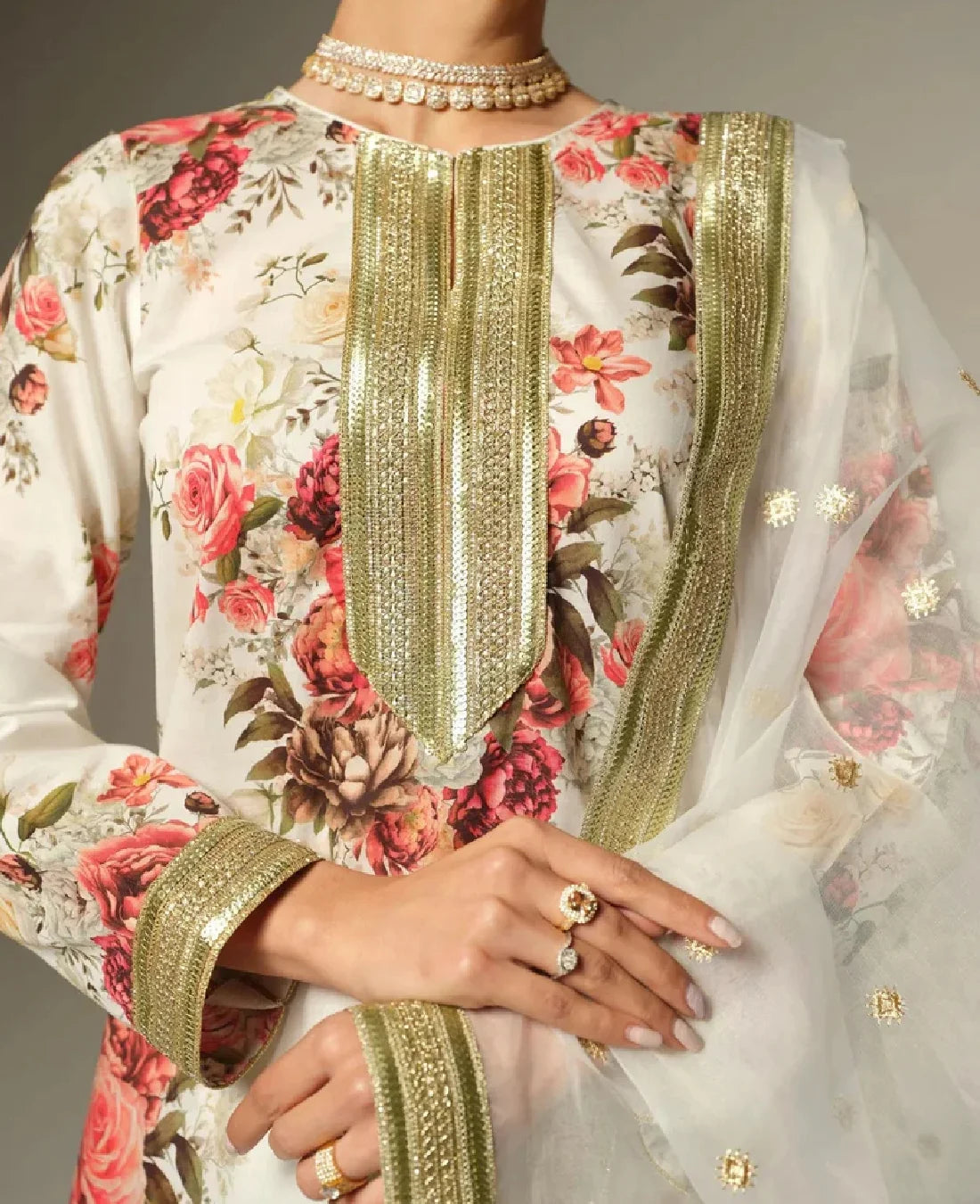 Pearl | Poly Lawn Dress | 3 Piece