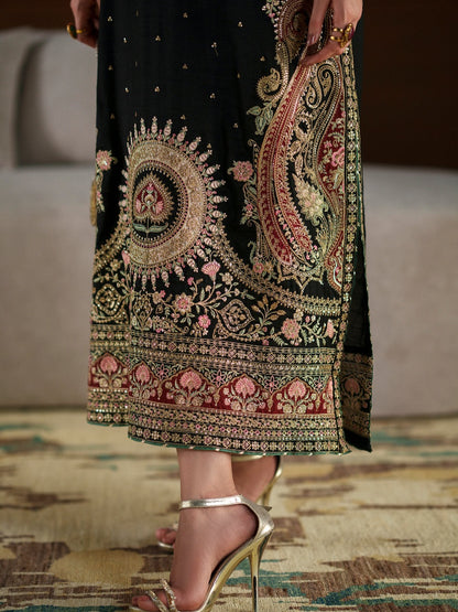 2 PIECE | BLACK  REGAL KAFTAN