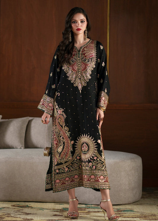 2 PIECE | BLACK  REGAL KAFTAN