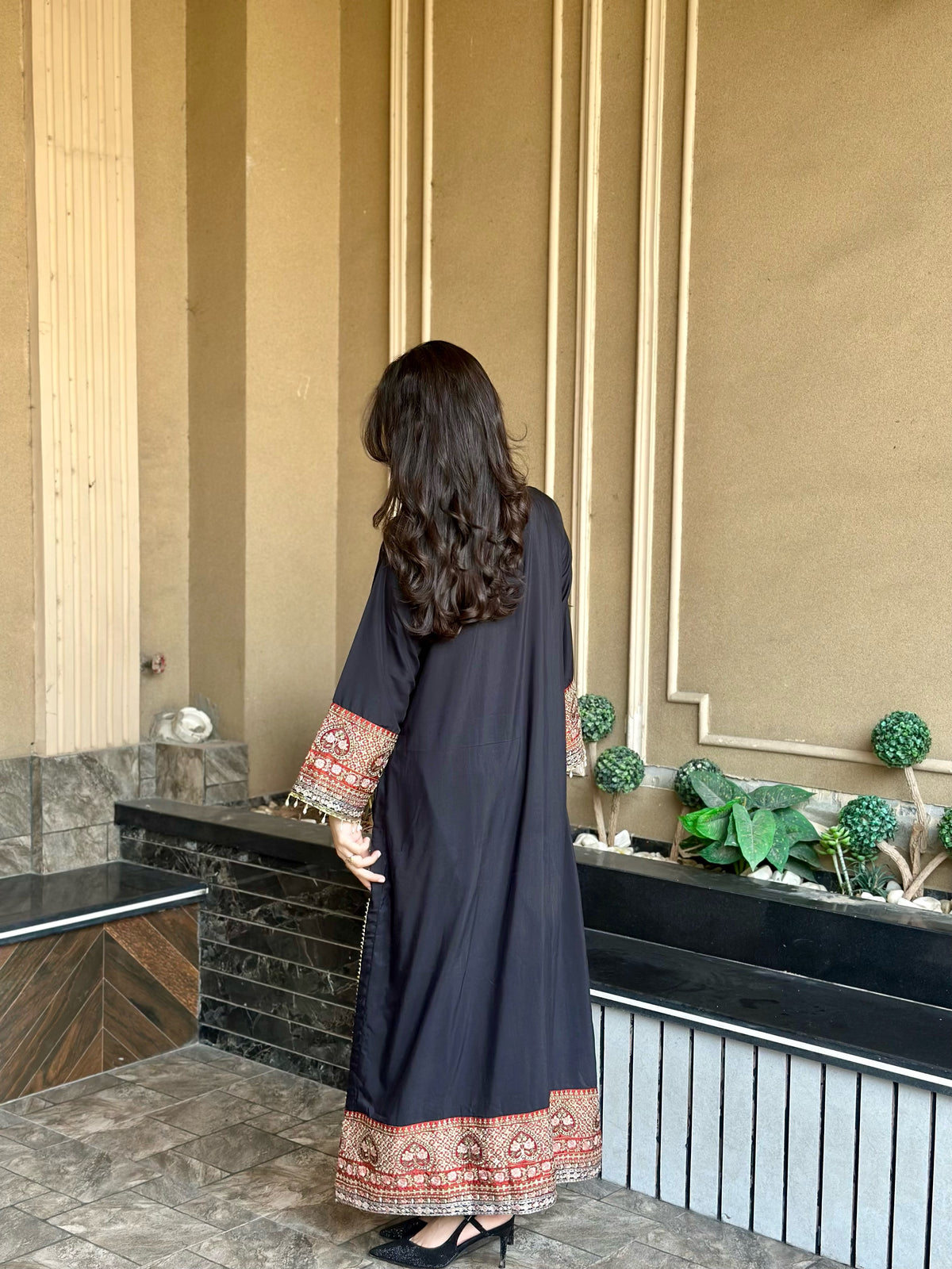 2 PIECE | BLACK BERRY KAFTAN