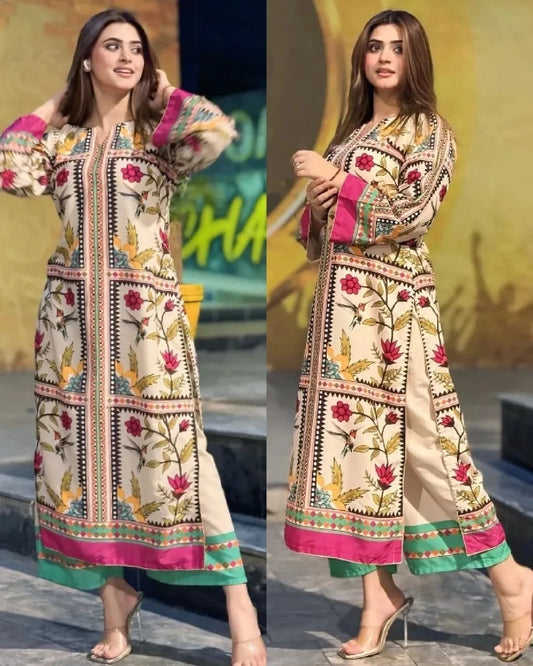 Ochre | Silky Lawn Dress | 2 Piece